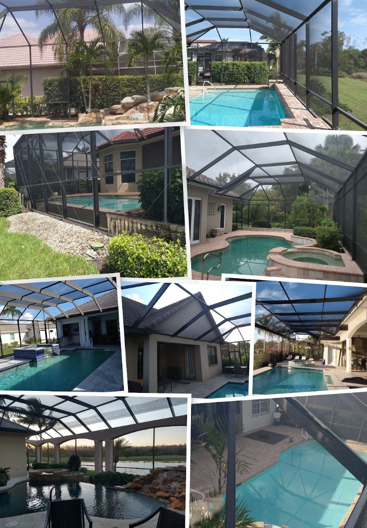 Collage of completed jobs