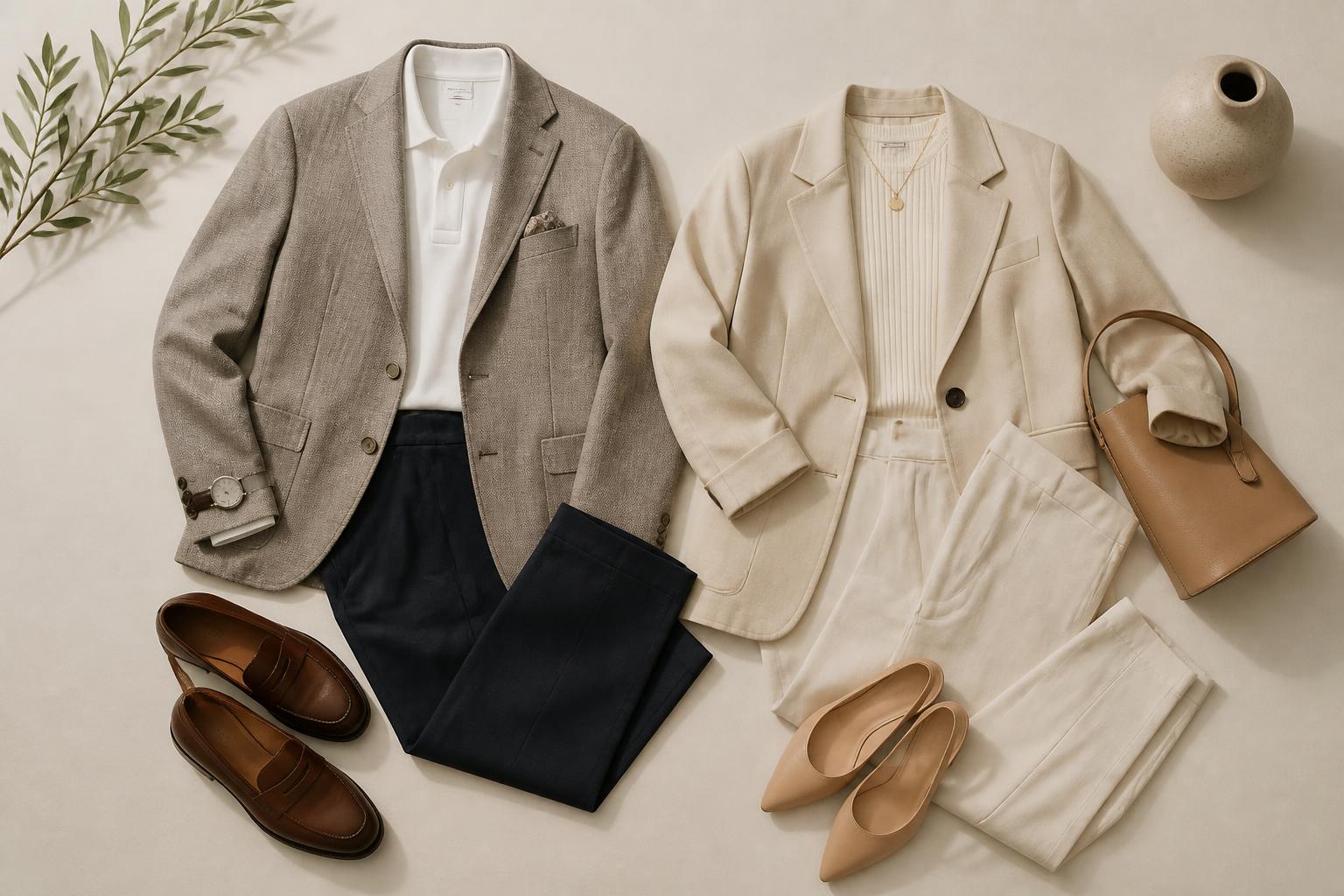 Cover image for "Smart Casual Outfit Ideas: Concrete Combinations for Men and Women"