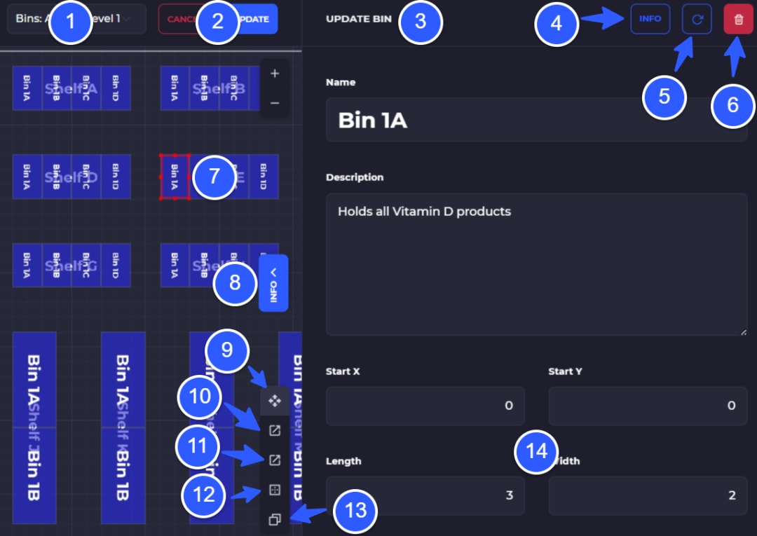 3d warehouse layout creator shopify inventory app