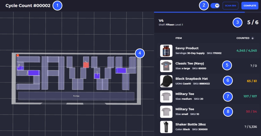 shopify cycle count app
