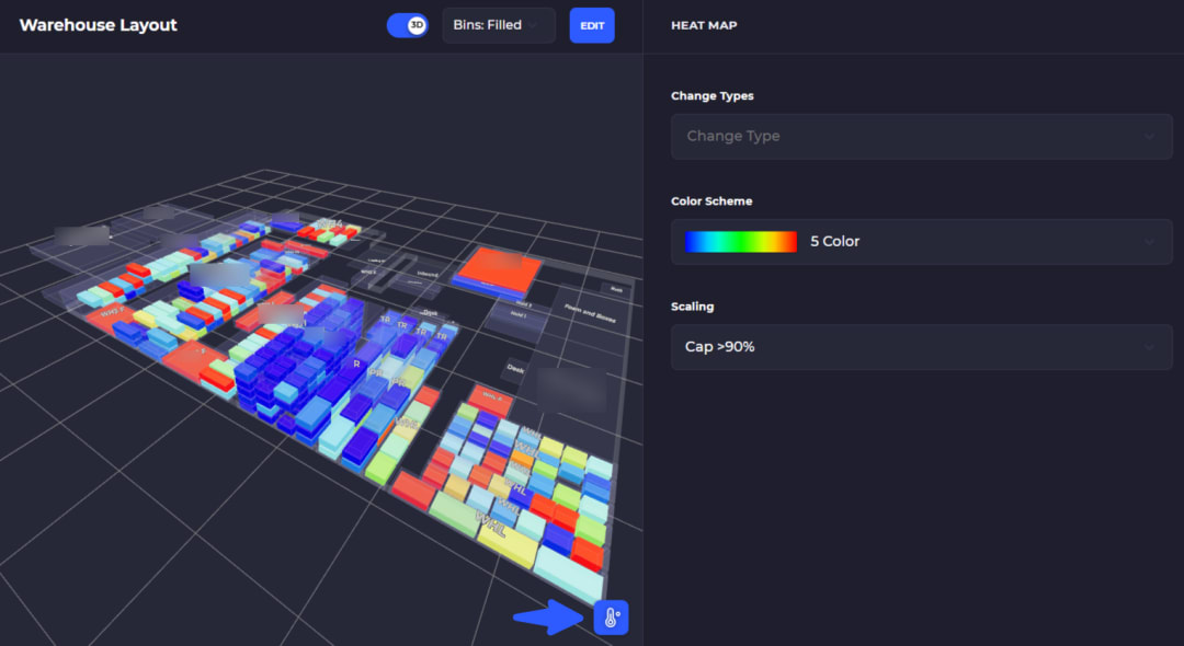 heatmaps for warehouse inventory