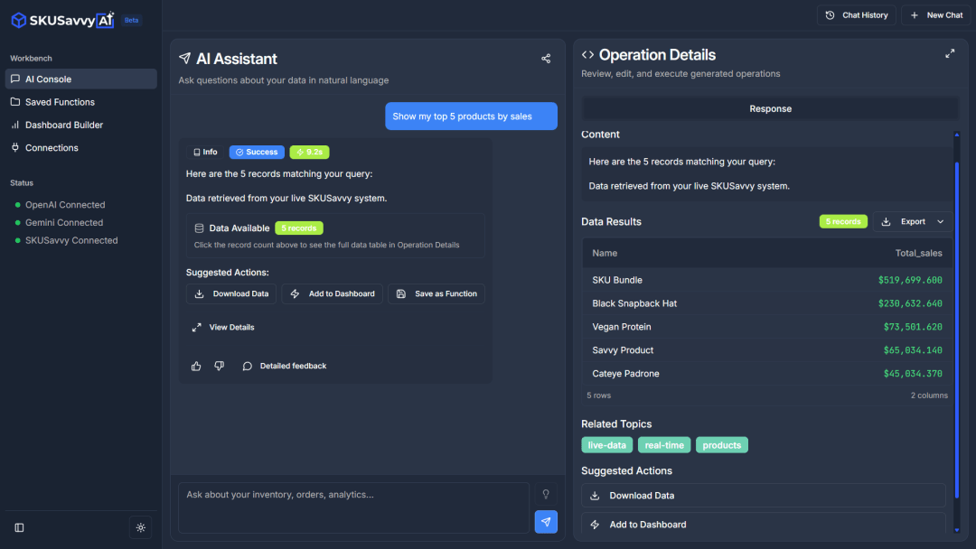 ai powered inventory system for shopify