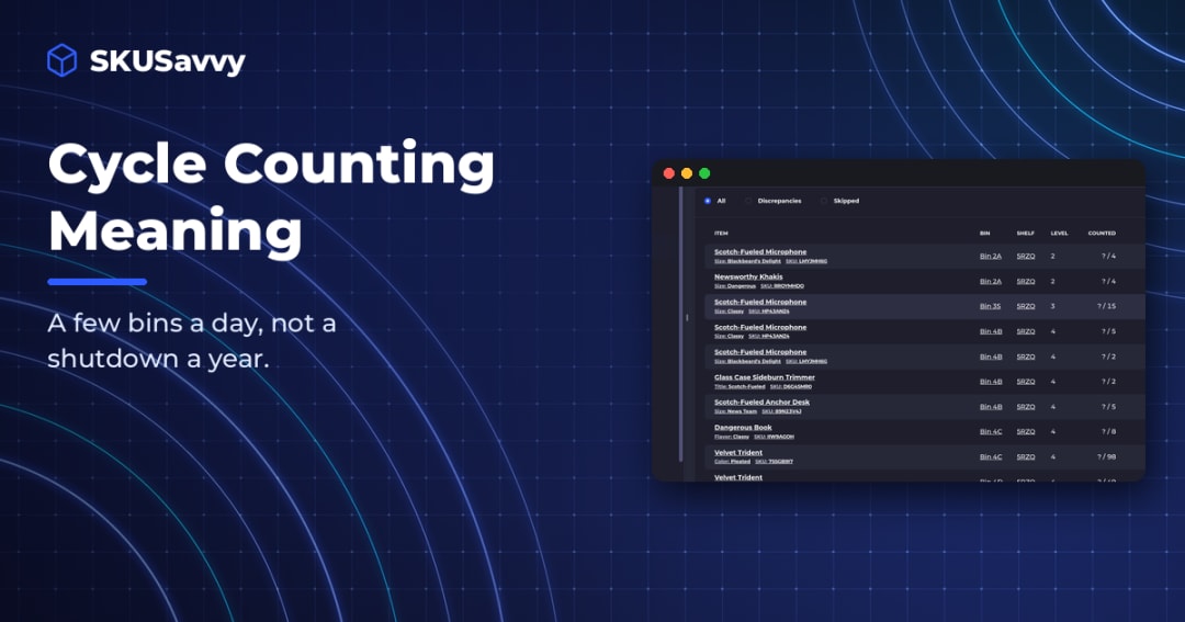 Cycle Counting Meaning, Explained for Warehouses
