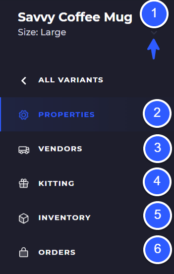 variant navigation