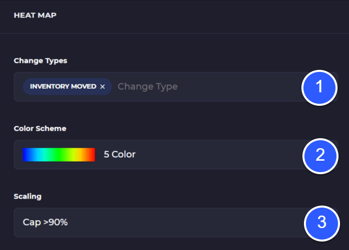 heatmap for warehouse
