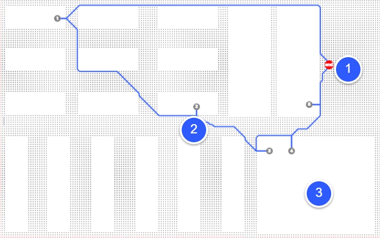show pick path within Skusavvy