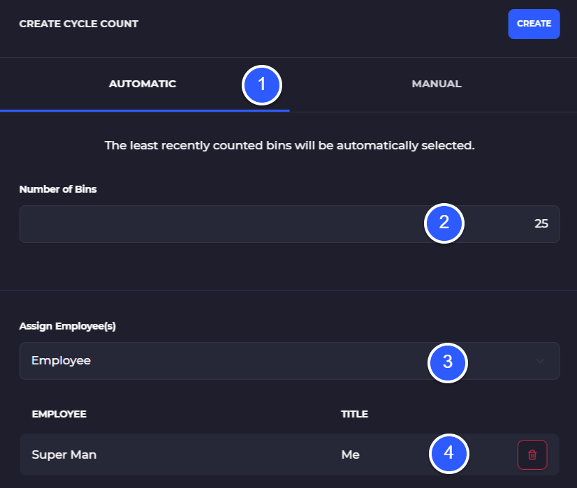 perform an automated cycle count in skusavvy