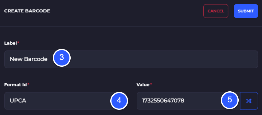 enter and manage barcodes for products on shopify