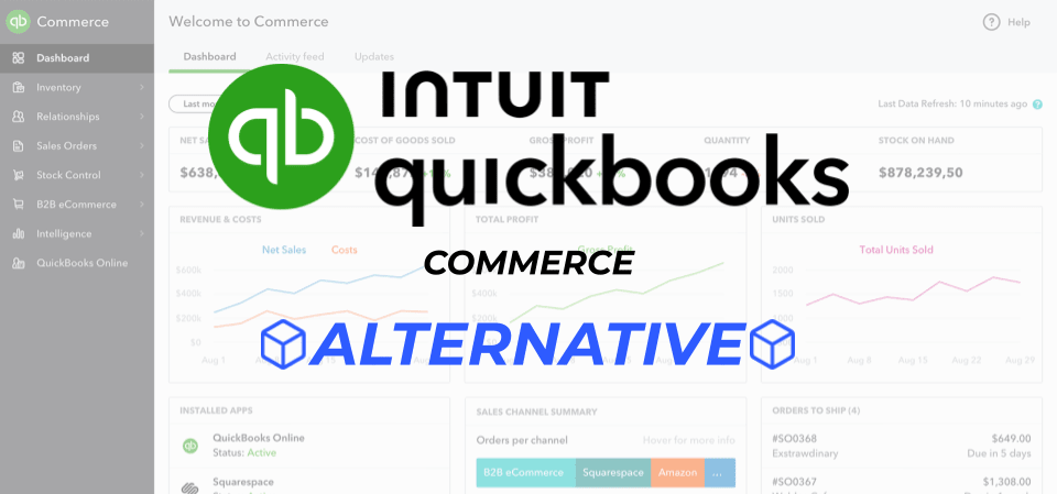 What is the best QuickBooks Commerce Tradegecko Alternative?