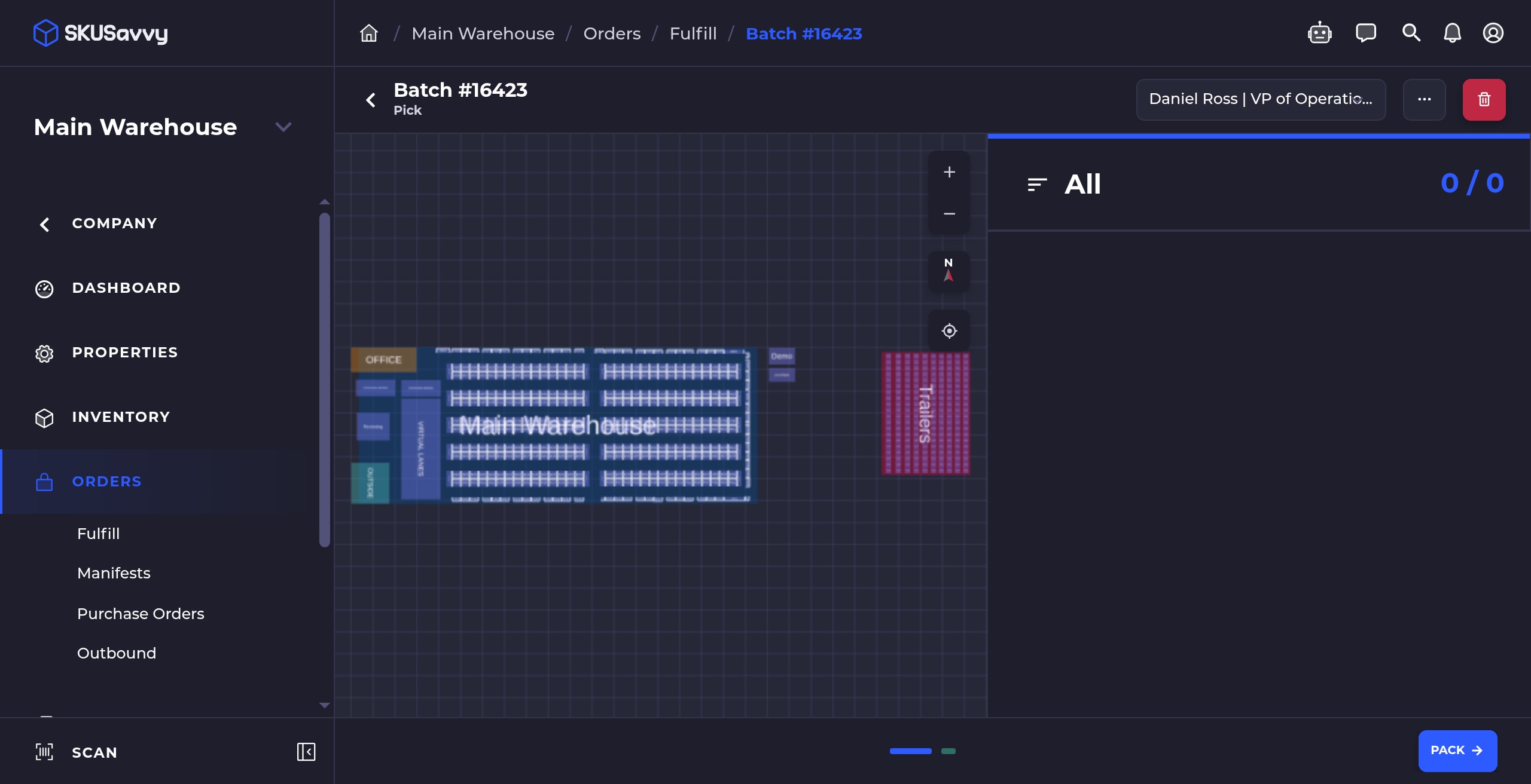 Pick batch floor — secondary optional — bind 05-batch-pick.png