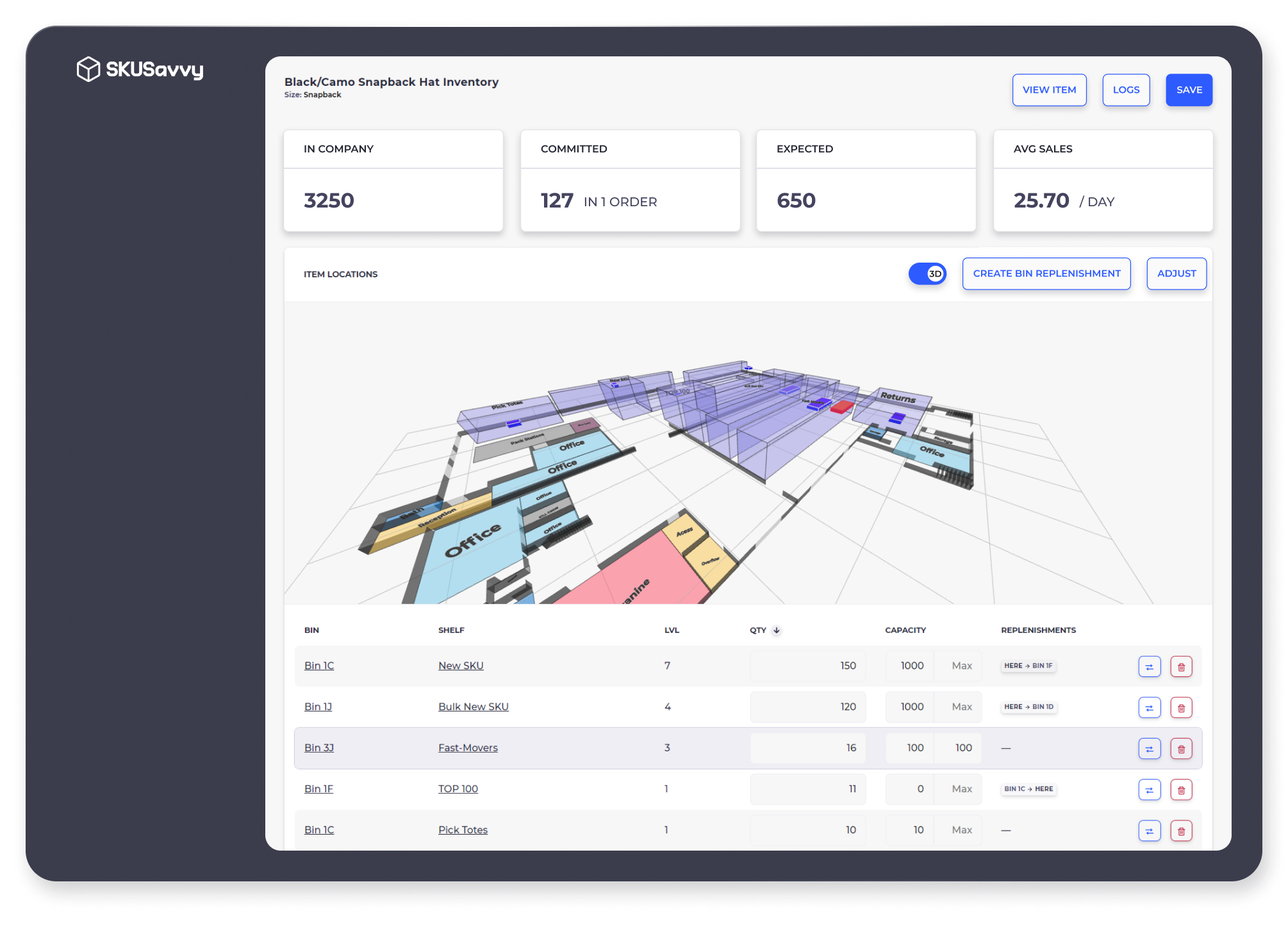 inventory management built for shopify plus