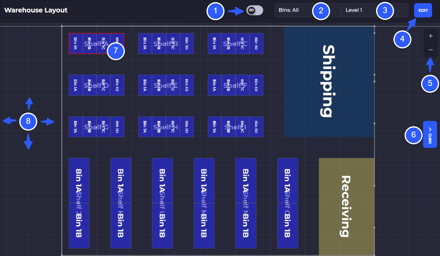 visual warehouse layout tool