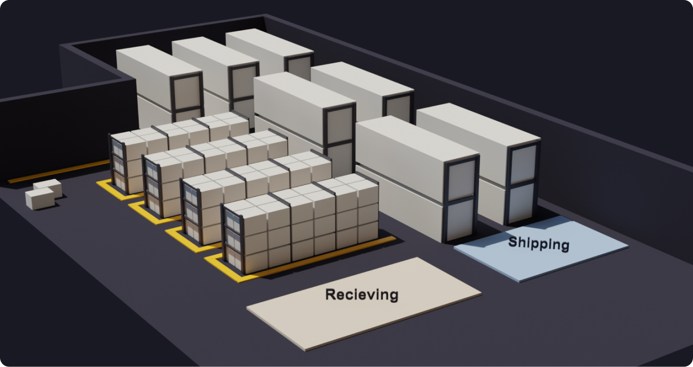 3d warehouse layout for shopify plus