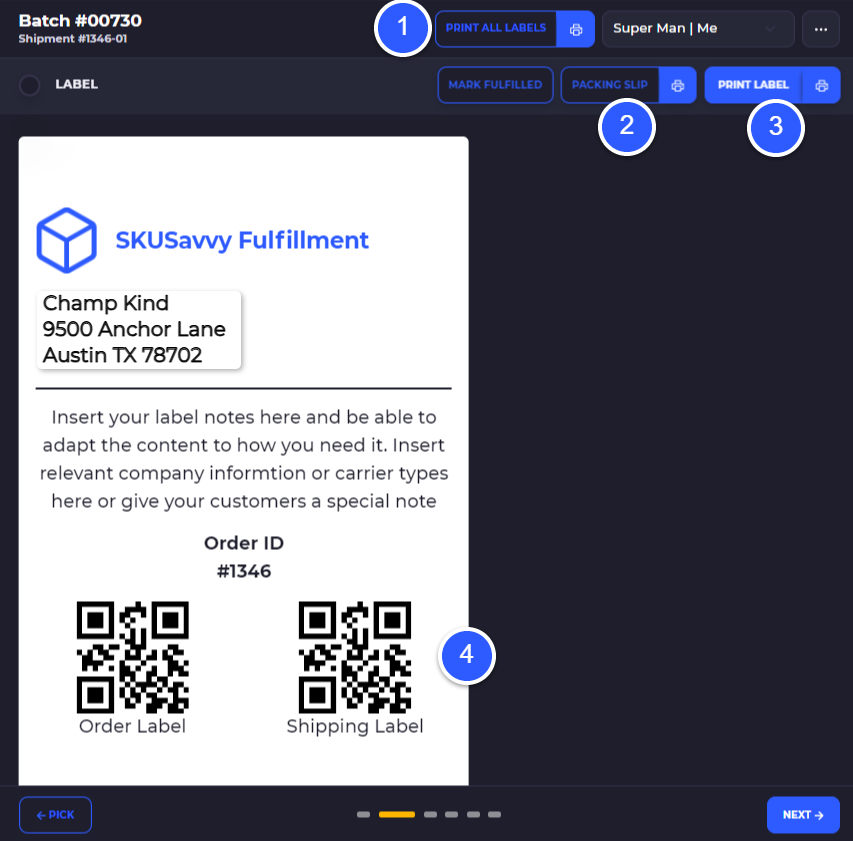 custom shipping labels on skusavvy