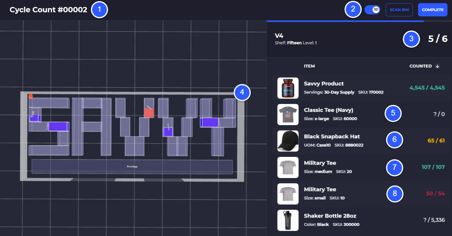 shopify cycle count app