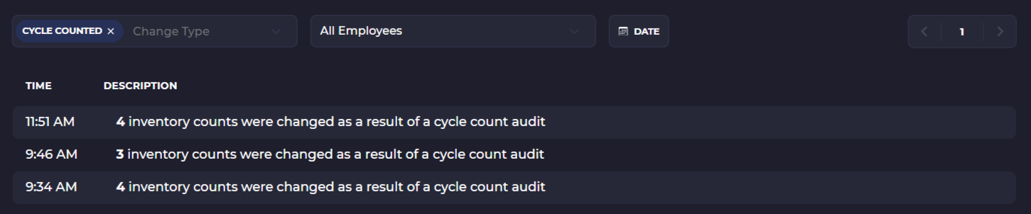 cycle count audit