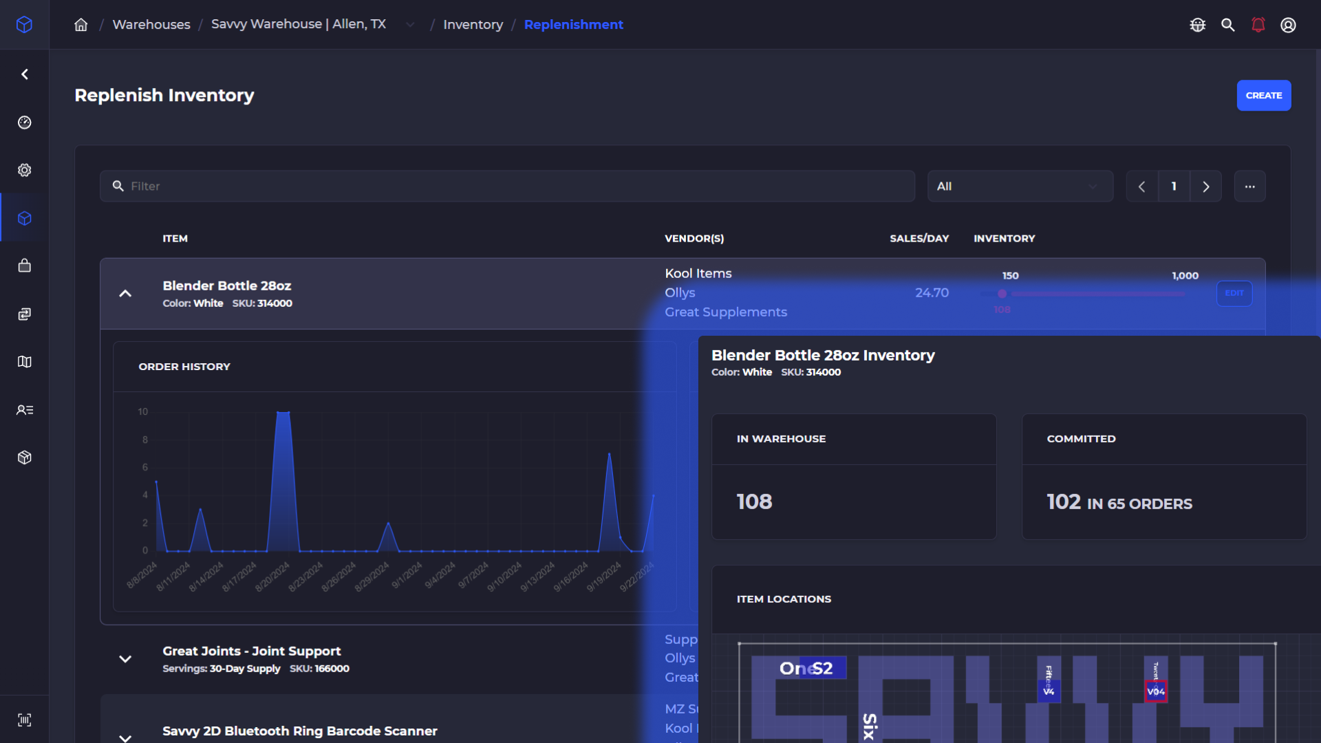 shopify warehouse management system