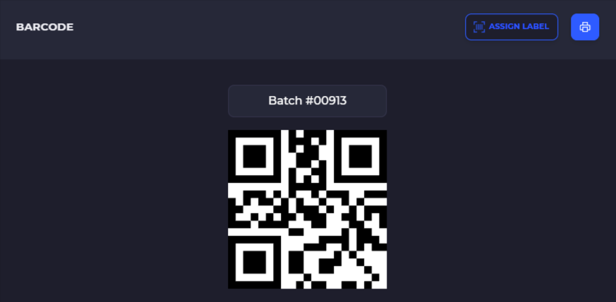 order batch label