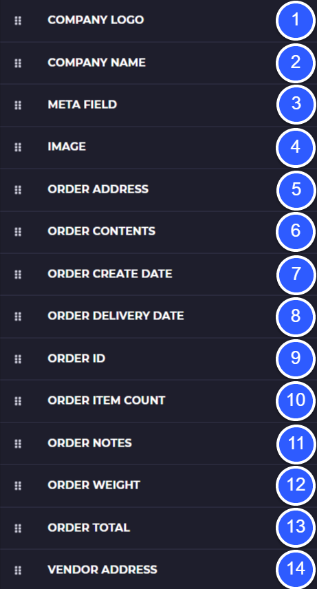 custom purchase order template for Shopify