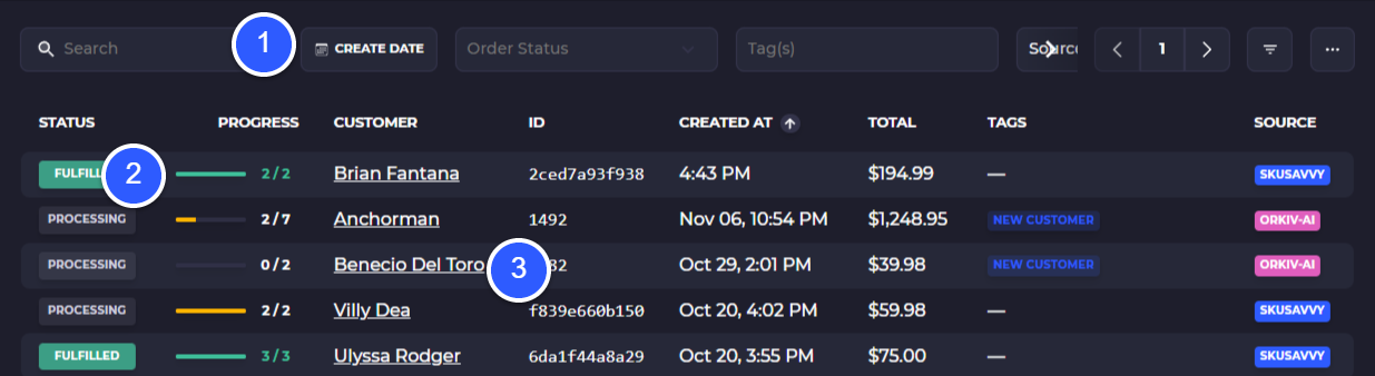 fulfill a shopify order on skusavvy