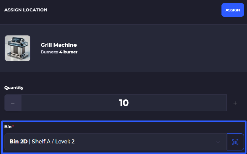 shopify inventory management bin locations