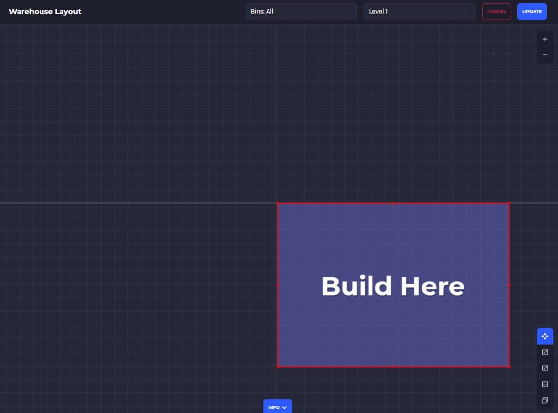 build your 3d warehouse map