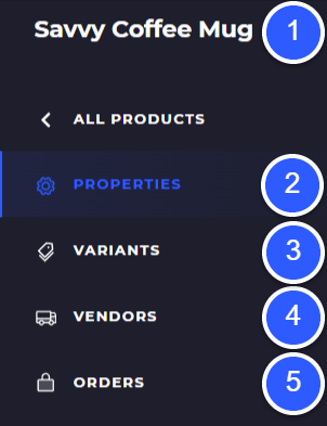 product navigation