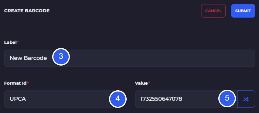 enter and manage barcodes for products on shopify