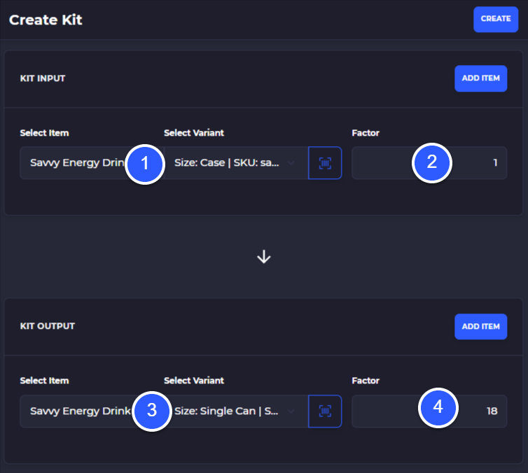 convert case unit to single unit in SKUSavvy