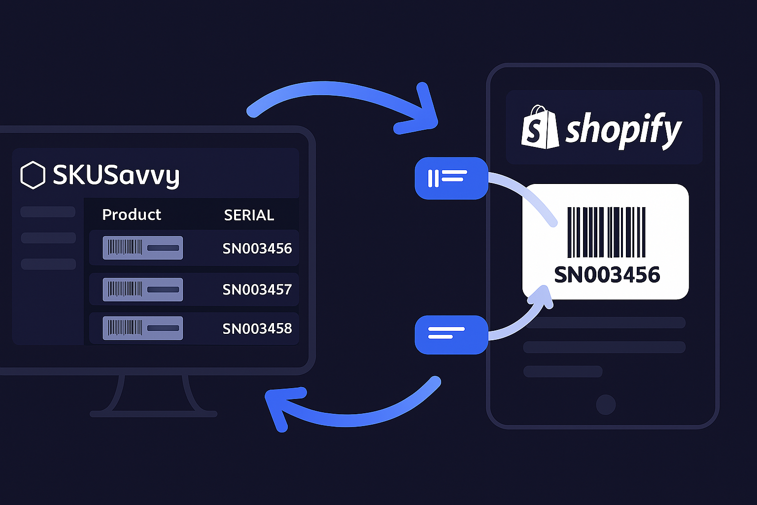 shopify serialization app