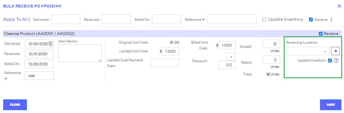 skusavvy vs. extensiv purchase order check-in