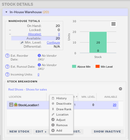 skusavvy vs. extensiv bin inventory detail comparison