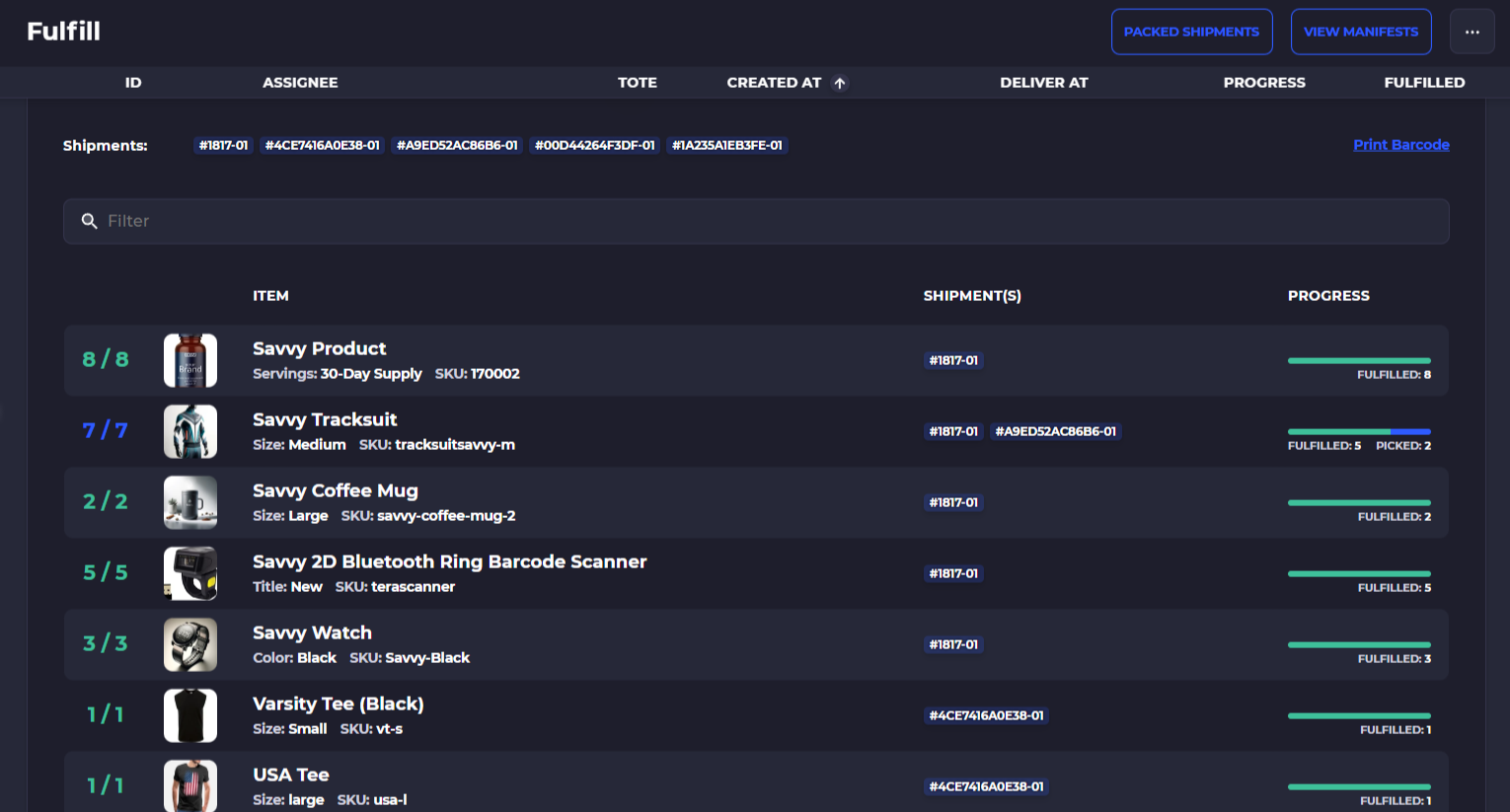 order picking software batching