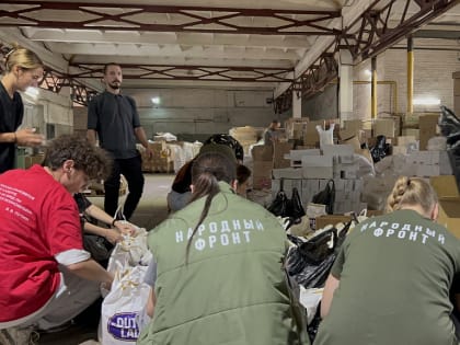 Волонтерская помощь жителям Курской области