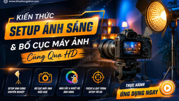 Kiến Thức Setup Ánh Sáng Và Bố Cục Máy Ảnh Cùng Quạ HD