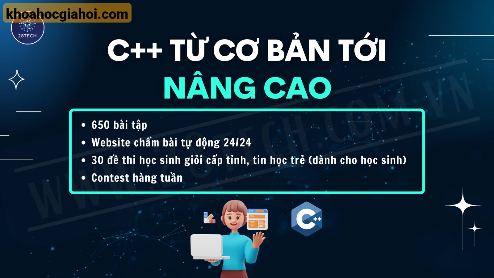 Lập Trình C++ Cơ Bản Tới Nâng Cao 28tech (2024)