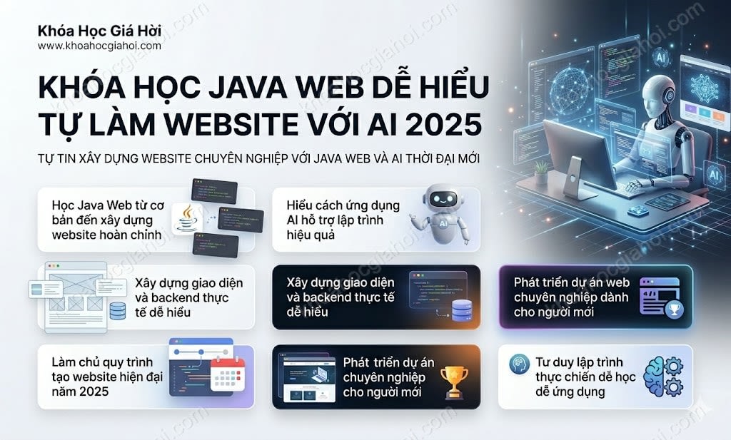 Khóa Học Java Web Dễ Hiểu – Tự Làm Website Với AI (2025)