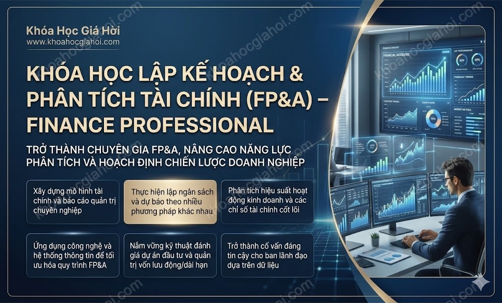 Khóa Học Lập Kế Hoạch & Phân Tích Tài Chính (FP&A) – Finance Professional