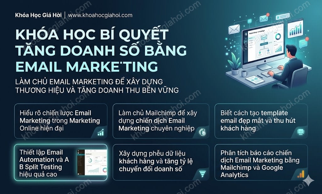 Khóa Học Bí Quyết Tăng Doanh Số Bằng Email Marketing