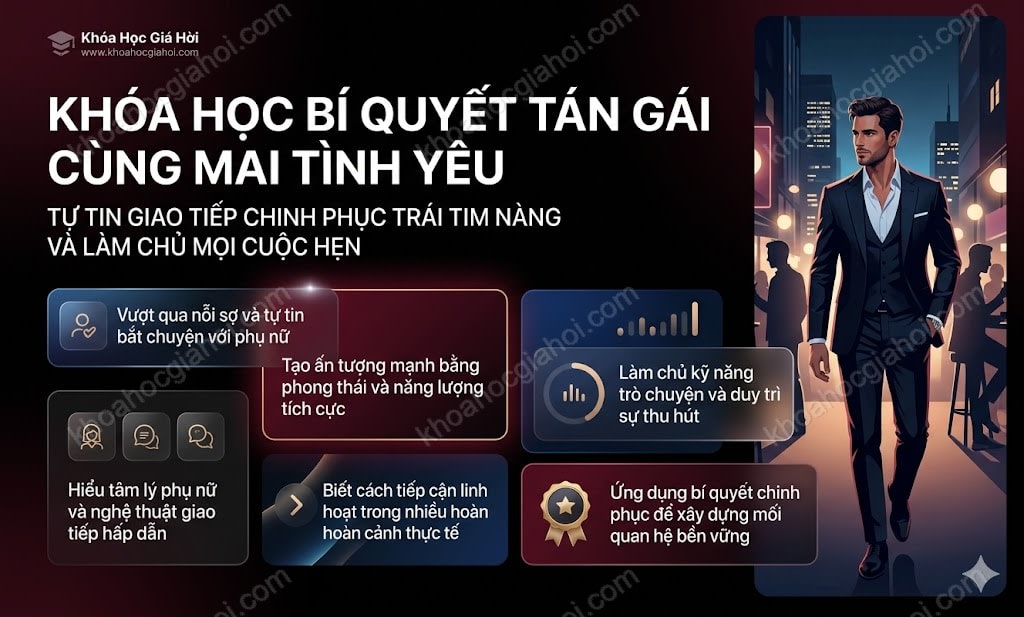 Khóa Học Bí Quyết Tán Gái Cùng Mai Tình Yêu
