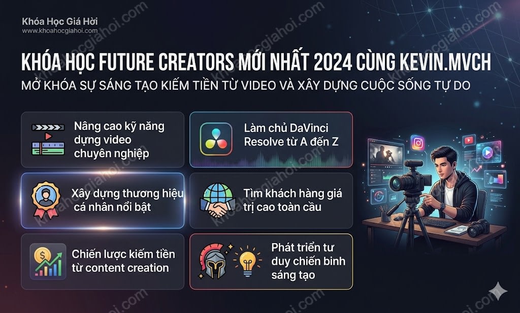 Khóa Học Future Creators Mới Nhất 2024 Cùng Kevin.mvch
