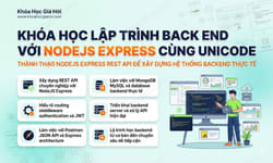 Khóa Học Lập Trình Back-End Với NodeJS Express Cùng Unicode