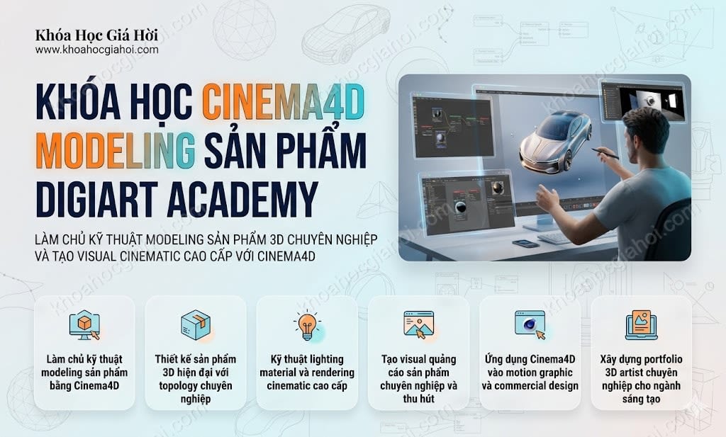 Khoá Học Cinema4d Modeling Sản Phẩm Digiart Academy Khoá Học Cinema4d Modeling Sản Phẩm Digiart Academy