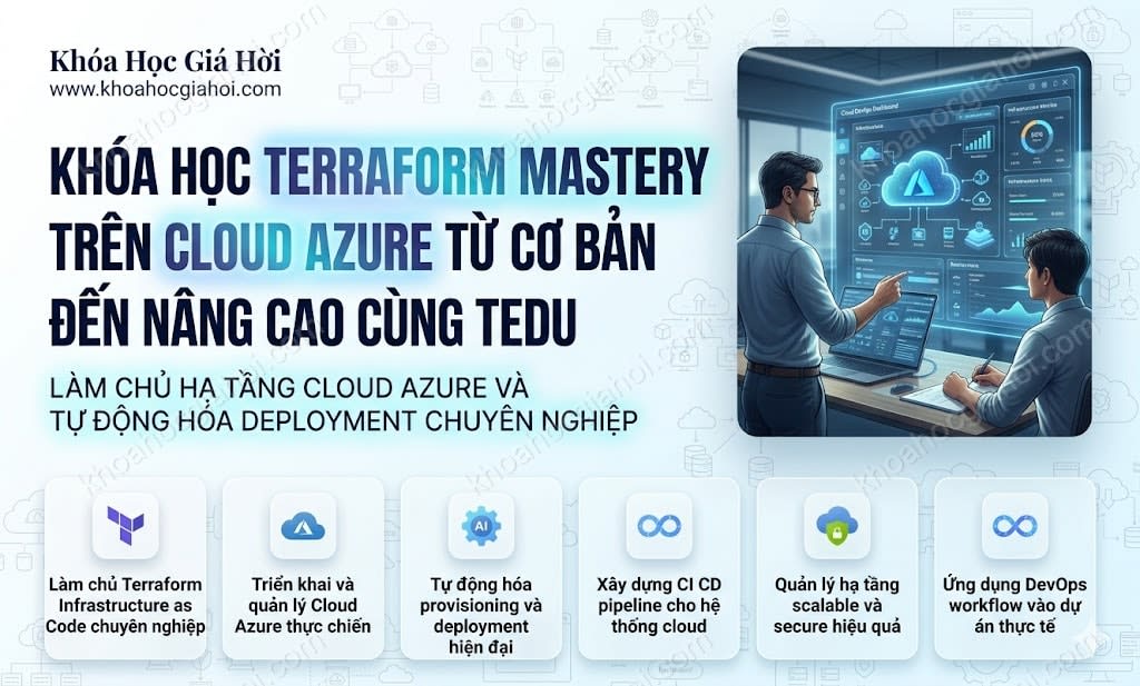 Khoá Học Terraform Mastery Trên Cloud Azure Từ Cơ Bản Đến Nâng Cao Cùng Tedu