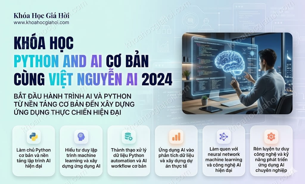 Khóa Học Python & AI Cơ Bản Cùng Việt Nguyễn AI 2024