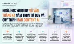 Khóa Học Youtube Vũ Văn Thắng K4 – Nắm Trọn Tư Duy & Quy Trình Bán Content AI