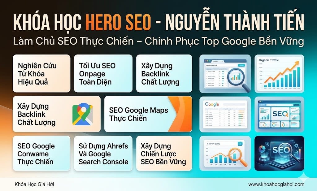 Khóa Học Hero Seo - Nguyễn Thành Tiến Khóa Học Hero Seo - Nguyễn Thành Tiến