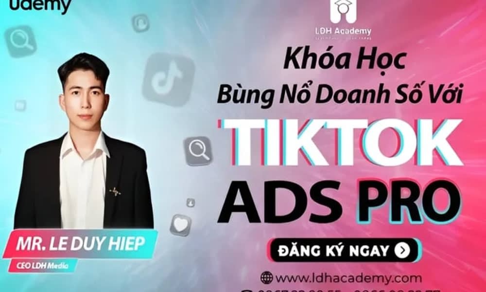 Khóa Học Tiktok Ads Pro Online - Bùng Nổ Doanh Số Với Tiktok Ads