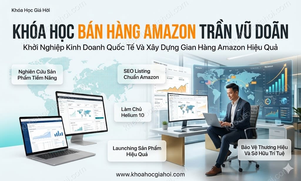 Khóa Học Bán Hàng Amazon Trần Vũ Doãn