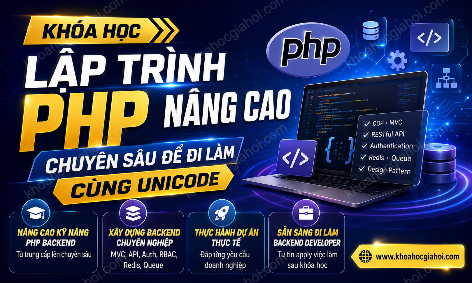 Khóa Học Lập Trình Php Nâng Cao - Chuyên Sâu Để Đi Làm Cùng Unicode